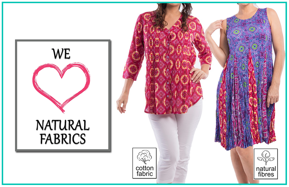 Natural Fabrics and Cotton Clothing - Esteems Boutique