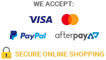 We Accept: PayPal, Visa, Mastercard